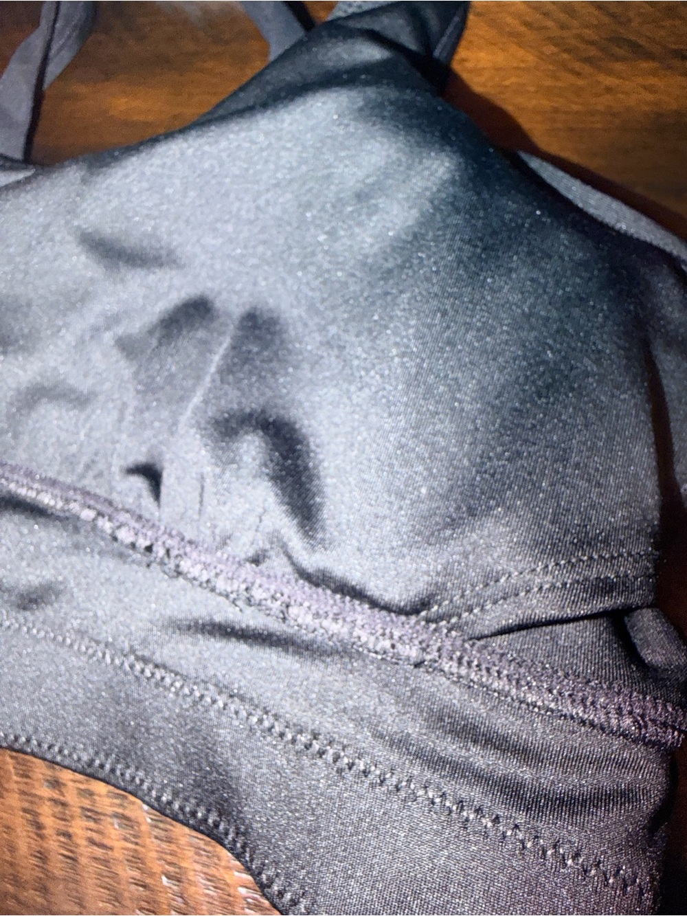 Black Twist Back Sports Bra - Picture 16 of 16